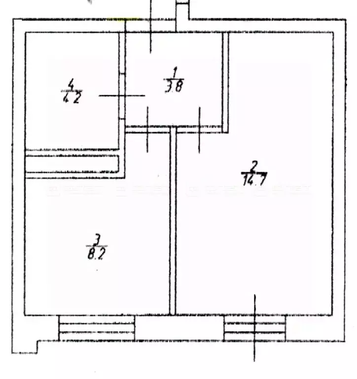 1-к кв. Татарстан, Казань ул. Волкова, 12 (31.0 м) - Фото 2