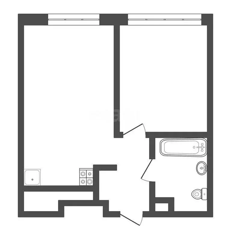 1-комнатная квартира: Тула, ЖК Всё и Сразу (32.73 м) - Фото 1