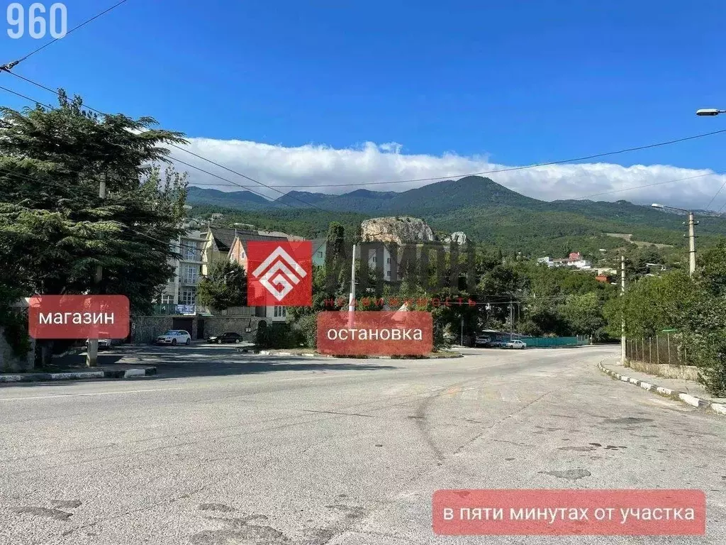 Участок в Крым, Ялта муниципальный округ, Краснокаменка пгт пер. Новый ... - Фото 2