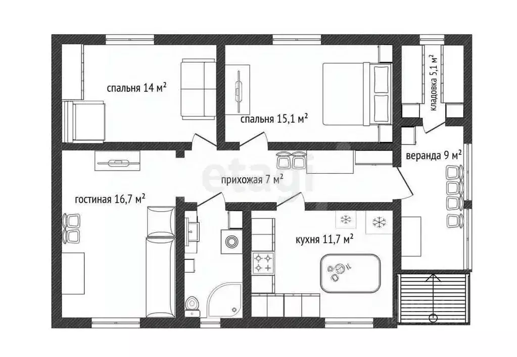 Дом в Белгородская область, Белгородский район, Беломестненское с/пос, ... - Фото 2