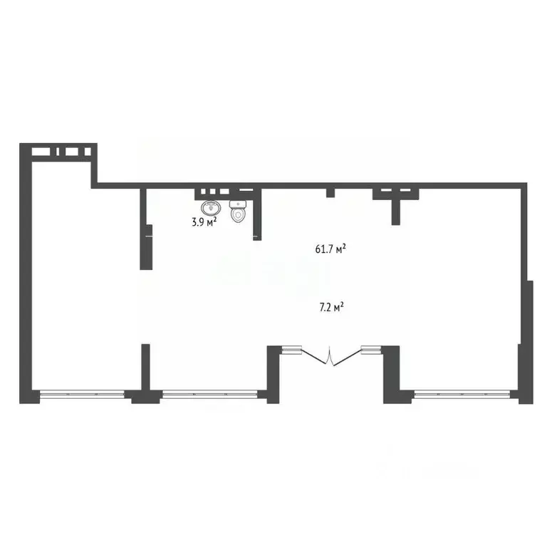 Помещение свободного назначения в Тюменская область, Тюменский ... - Фото 1