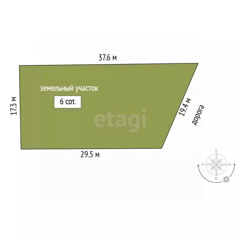 Участок в Тюменская область, Тюменский муниципальный округ, ... - Фото 2