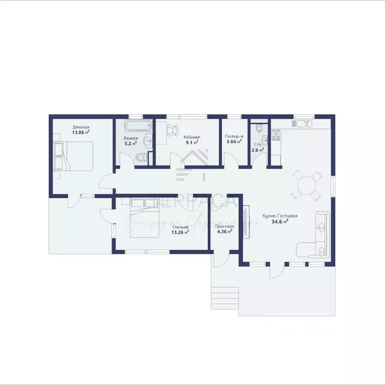 Дом в Ленинградская область, Приозерский район, Красноозерное с/пос, ... - Фото 2