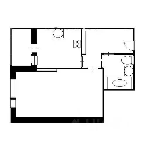 1-к кв. Татарстан, Казань ул. Аметьевская магистраль, 18к2 (45.0 м) - Фото 2