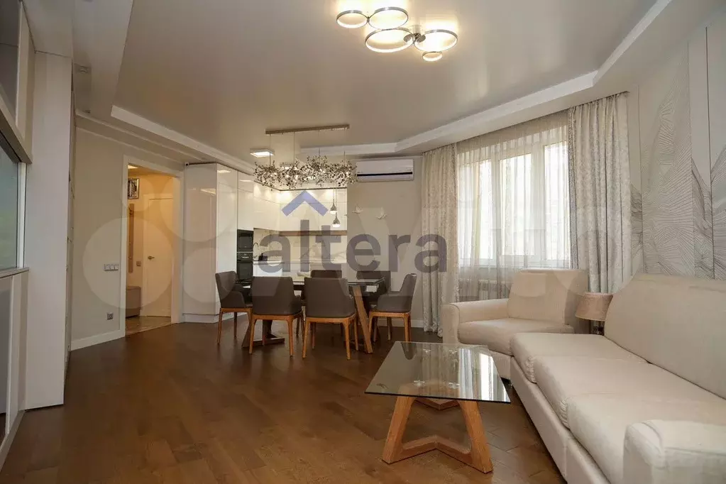 3-к. квартира, 91,9 м, 5/10 эт. - Фото 0