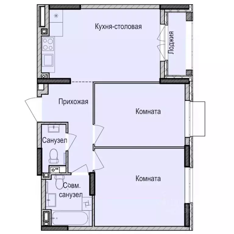 2-к кв. Удмуртия, Ижевск Карлутский жилрайон, 3-й мкр, Скандинавия ... - Фото 0