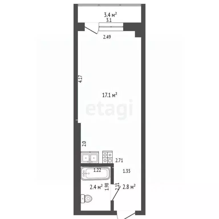 Студия Саха (Якутия), Якутск ул. Можайского, 2/3 (22.3 м) - Фото 0