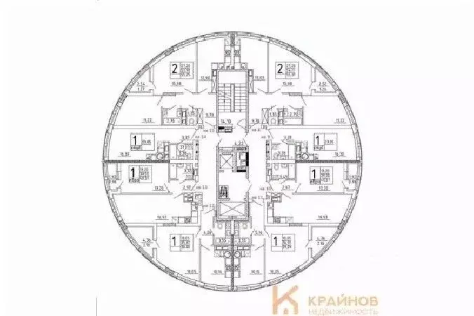 1-к кв. Воронежская область, с. Новая Усмань, Южный мкр  (40.51 м) - Фото 1