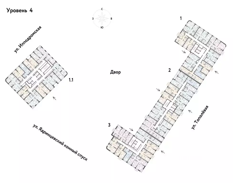 2-к кв. Новосибирская область, Новосибирск Тополевая ул., с21 (67.5 м) - Фото 1