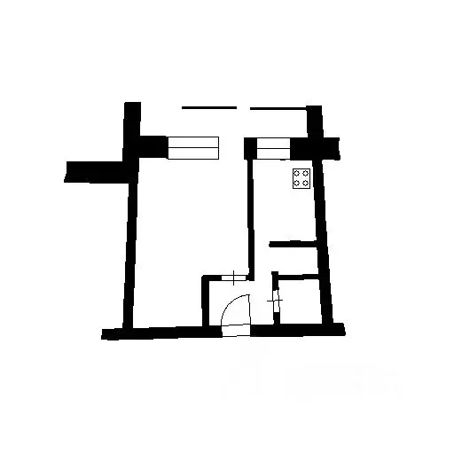 1-к кв. Татарстан, Казань ул. Лукина, 4 (34.9 м) - Фото 2