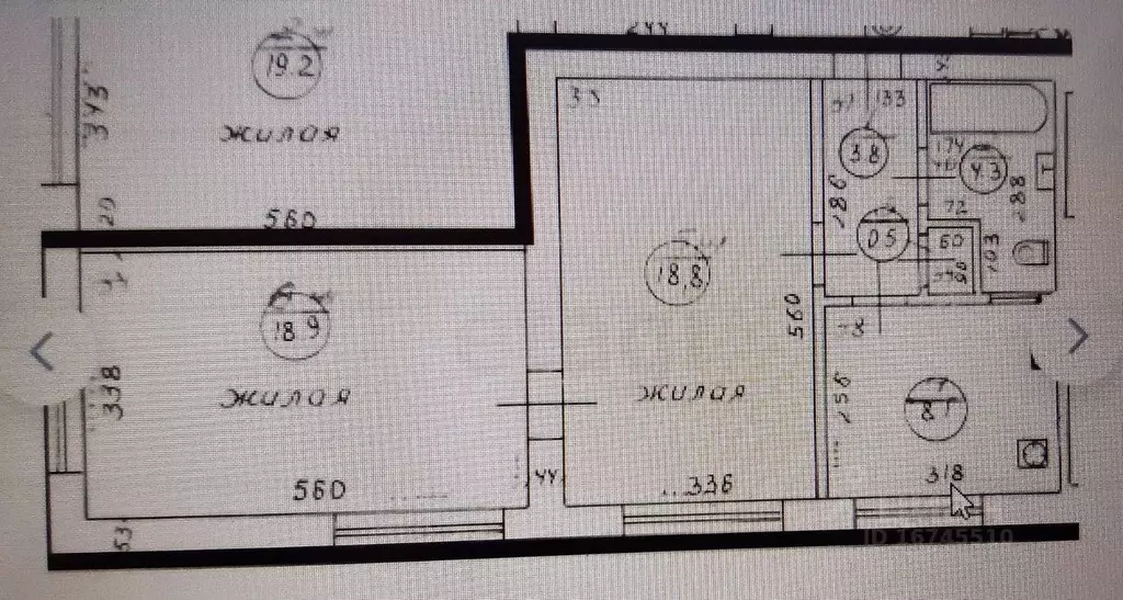2-к кв. Калининградская область, Калининград ул. Генерала Соммера, 2 ... - Фото 2