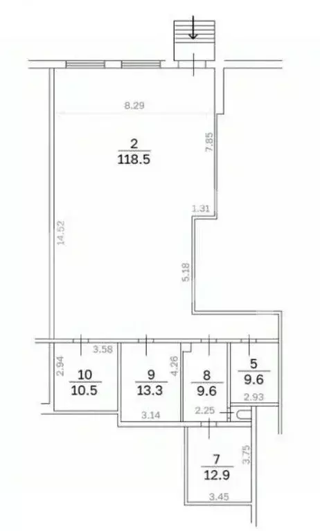 Помещение свободного назначения в Москва Жулебинский бул., 14 (174 м) - Фото 2