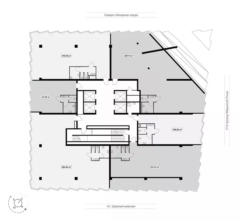 Офис в Москва проезд 17-й Марьиной рощи, 6 (210 м) - Фото 2