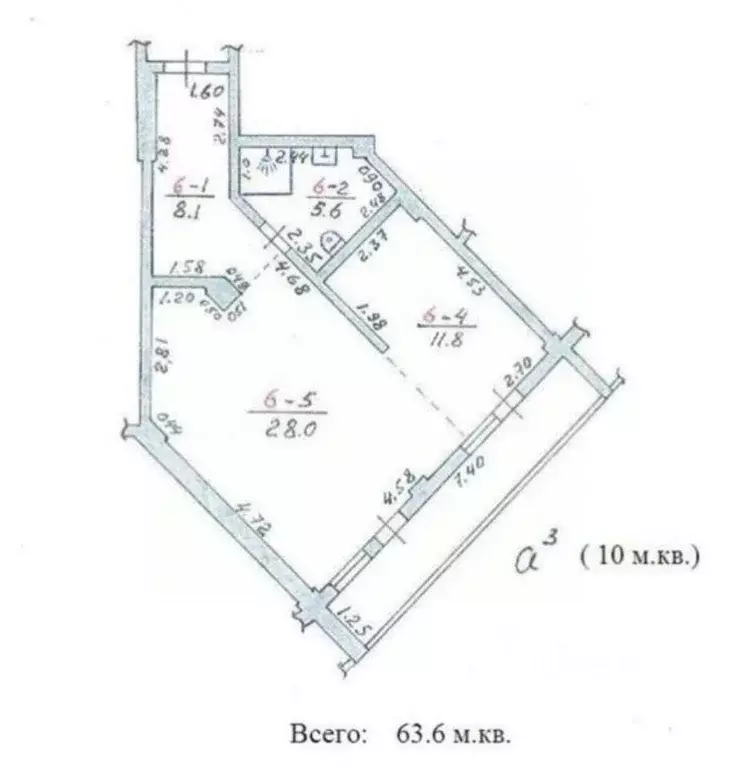 1-к кв. Крым, Ялта ул. Щорса, 30 (63.6 м) - Фото 2