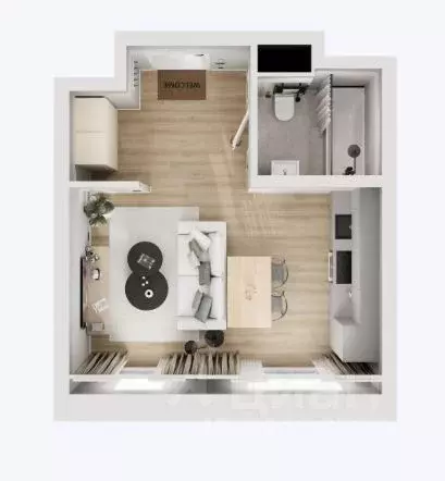 Студия Московская область, Люберцы Зенино ЖК Самолет мкр, проезд ... - Фото 1