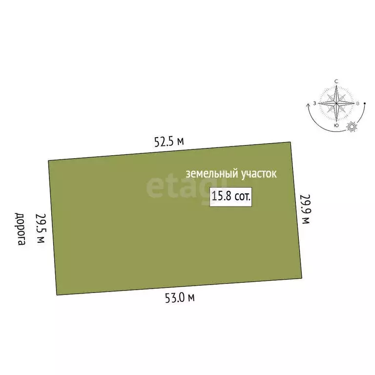 Участок в микрорайон Таврово-4, Привольная улица (15 м) - Фото 1