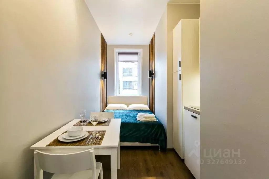 Студия Москва 3-я Хорошевская ул., 2С1 (12.1 м) - Фото 1