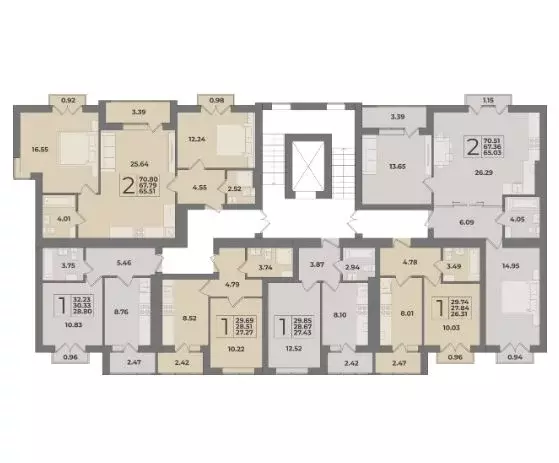 2-к кв. Калининградская область, Калининград Суздальская ул. (70.8 м) - Фото 2