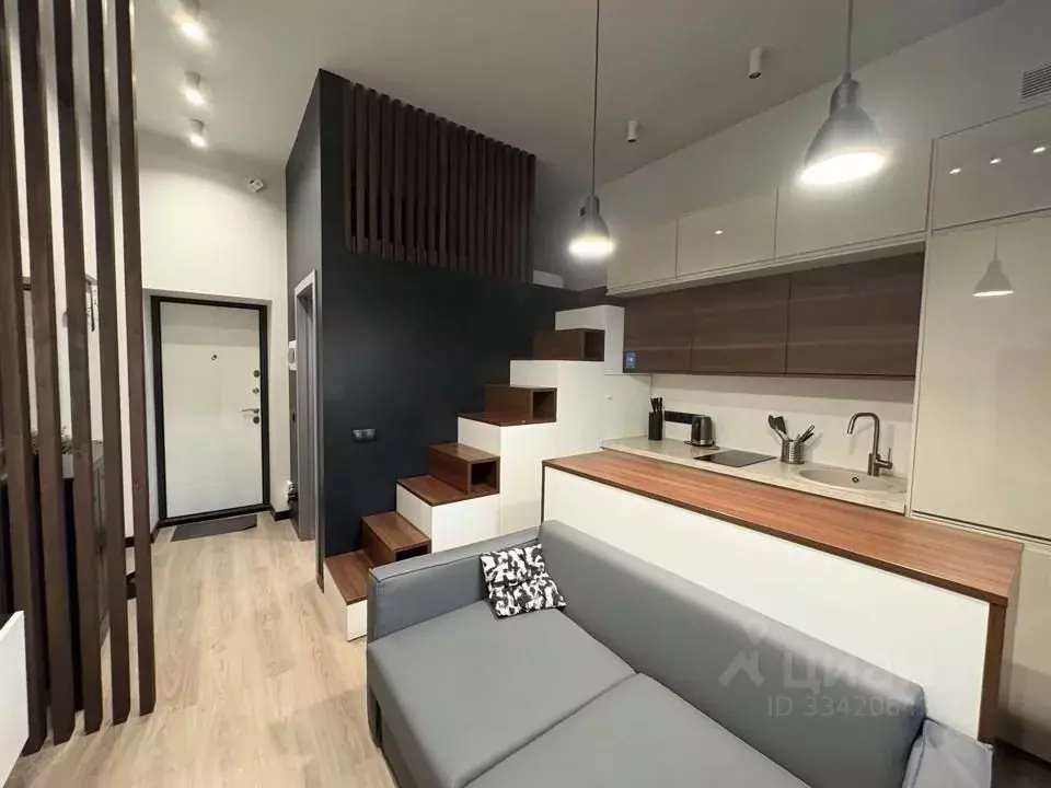 Студия Москва ул. 5-я Ямского Поля, 23к2 (25.0 м) - Фото 1