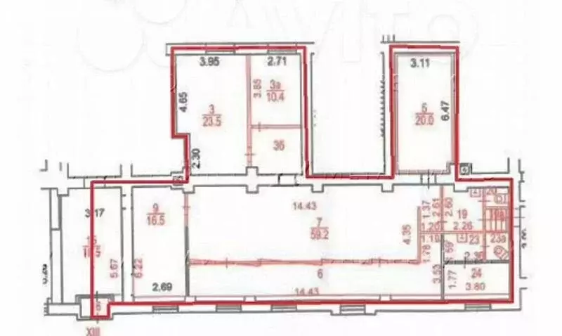 Офис (195 м) - Фото 1