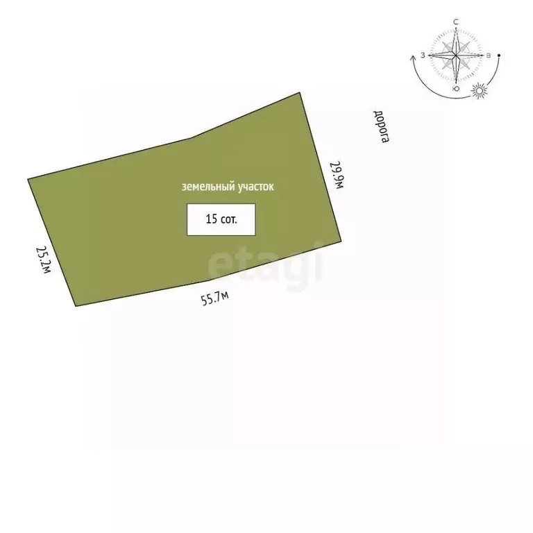 Участок в Орловская область, Орловский район, д. Коневка ул. ... - Фото 2