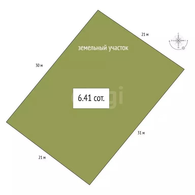 Участок в Бердск, СНТ Марьин Лог, 43-я улица (6.41 м) - Фото 1