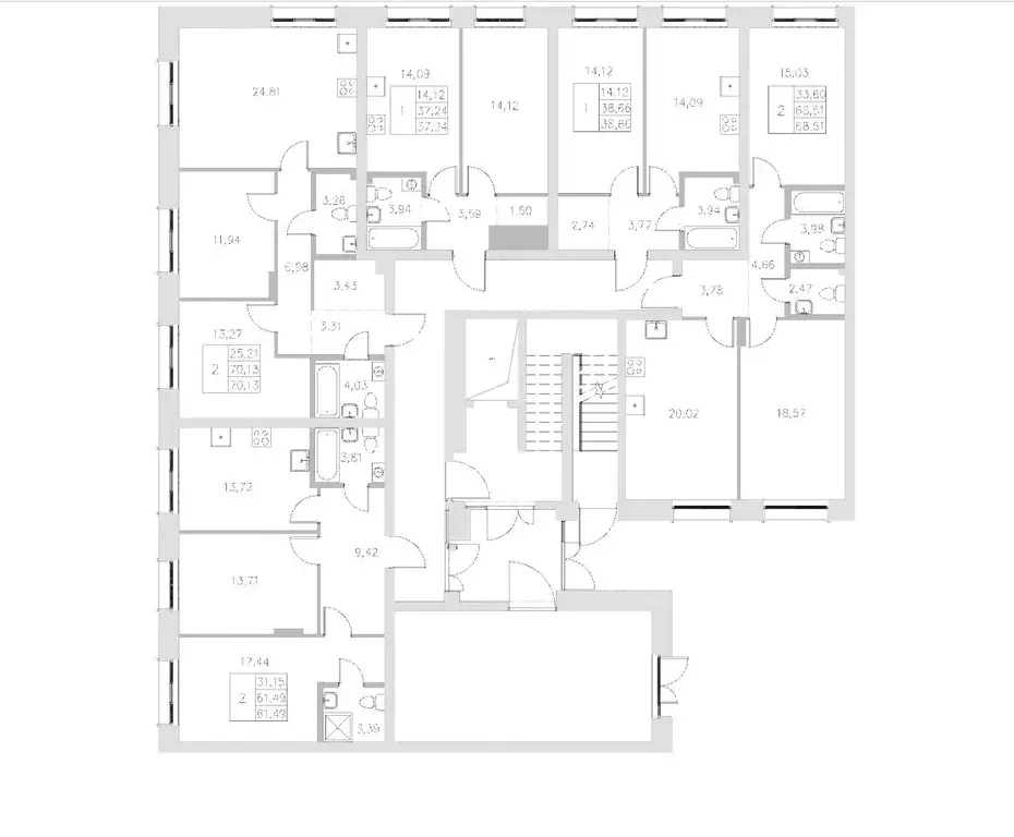 2-к кв. Татарстан, Казань Адмиралтейская Слобода мкр, Статум жилой ... - Фото 2