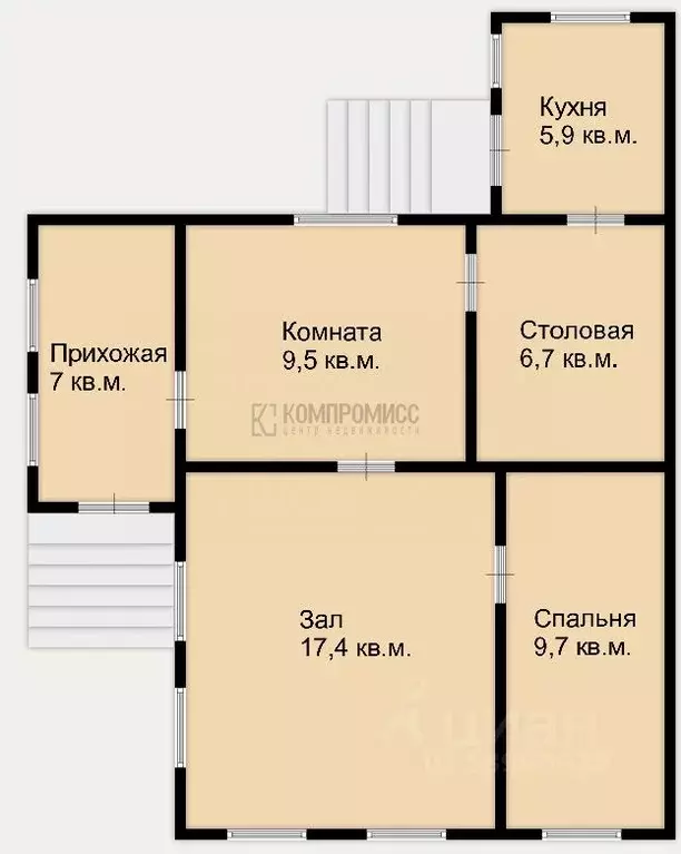 Дом в Краснодарский край, Абинский район, Холмское с/пос, Холмская ... - Фото 1