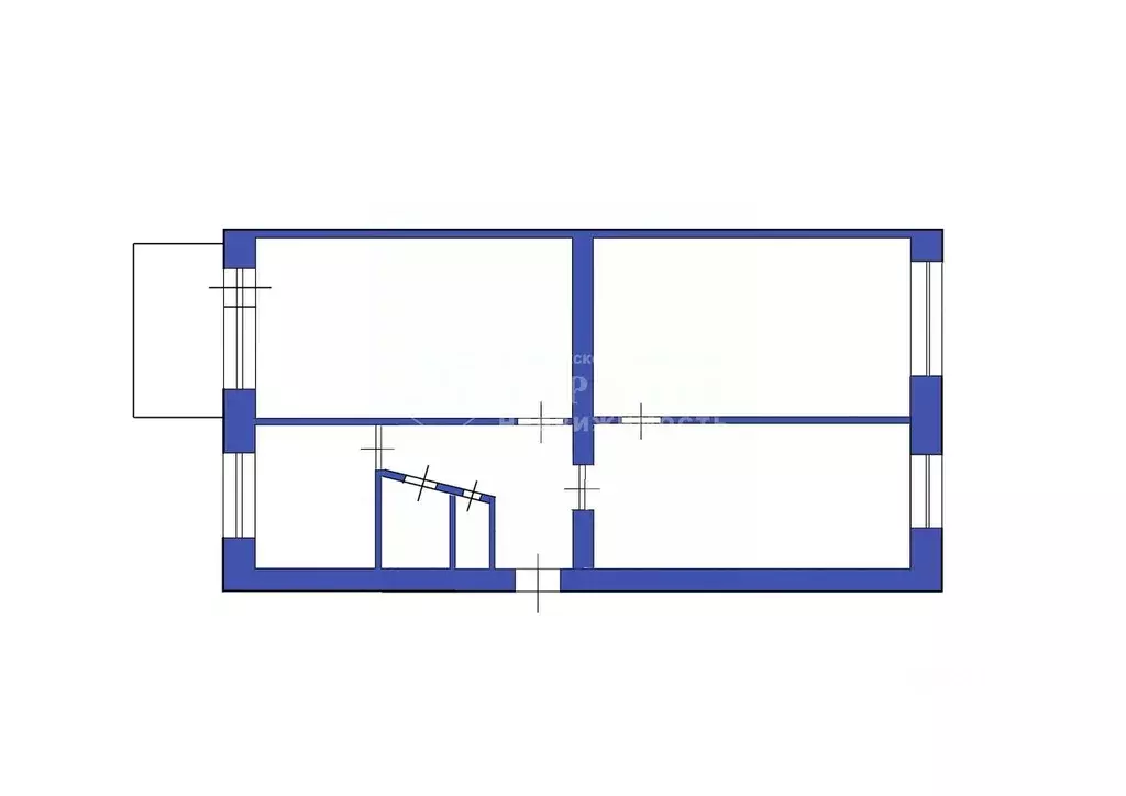3-к кв. Кемеровская область, Ленинск-Кузнецкий просп. Ленина, 30 (60.6 ... - Фото 2