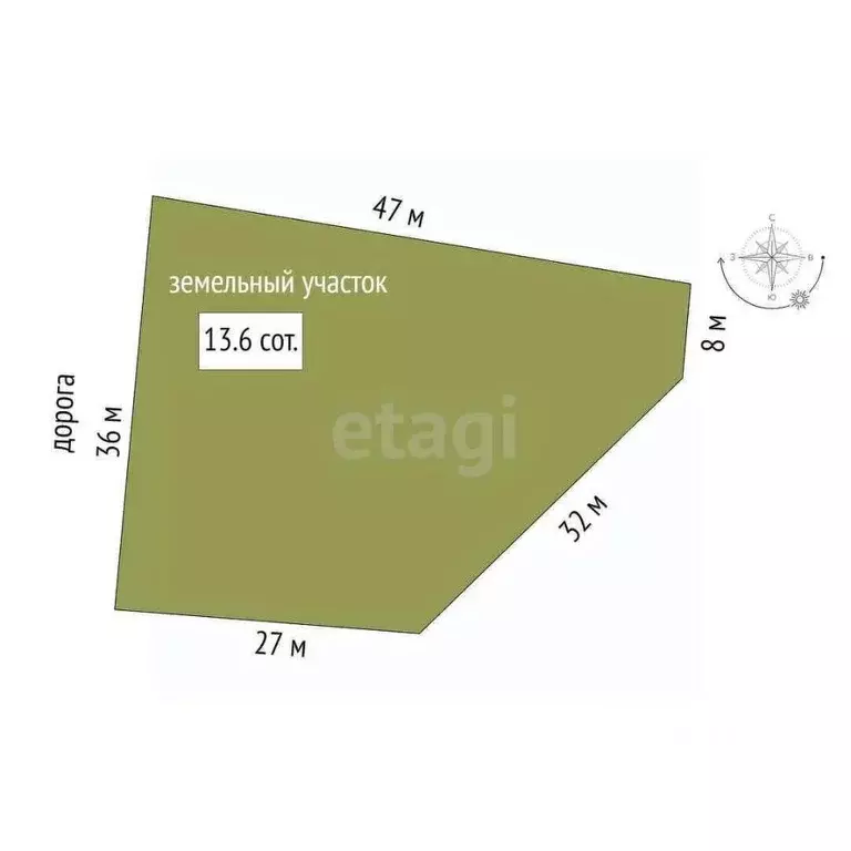Участок в Крым, Черноморское пгт ул. Сигнальная, 15Г (13.58 сот.) - Фото 2