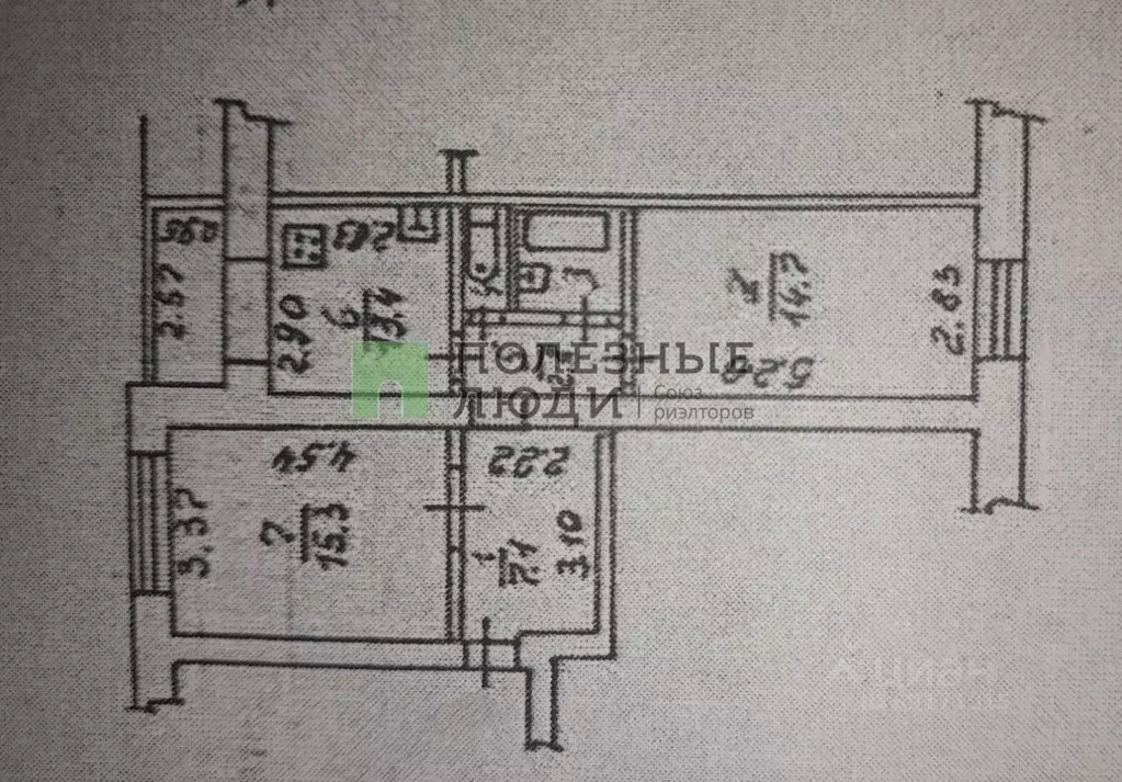 2-к кв. Орловская область, Орел Ливенская ул., 21 (57.0 м) - Фото 2
