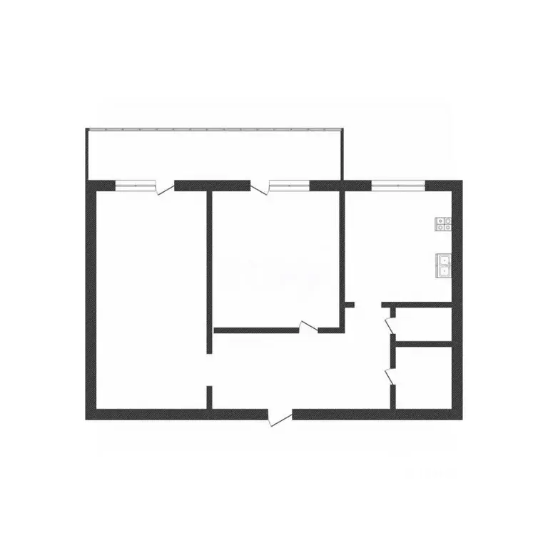 2-к кв. Башкортостан, Нефтекамск ул. Карла Маркса, 12 (56.0 м) - Фото 1