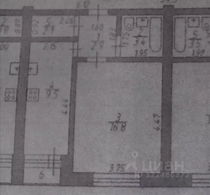 Квартира, 1 комната, 37 м - Фото 1