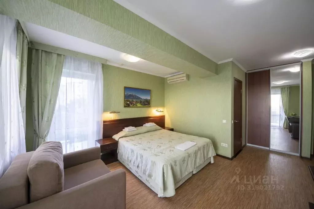 Комната Краснодарский край, Сочи Бытха мкр, ул. Бытха, 41/28А (20.0 м) - Фото 1