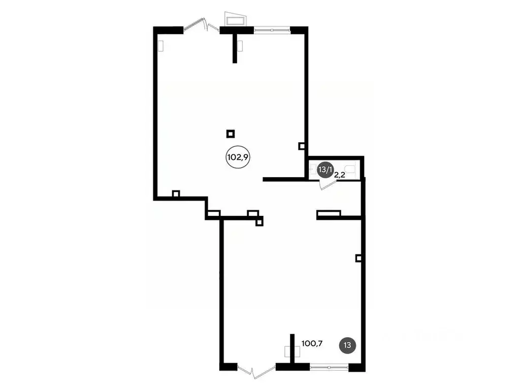 Помещение свободного назначения в Краснодарский край, Краснодар Парк ... - Фото 1