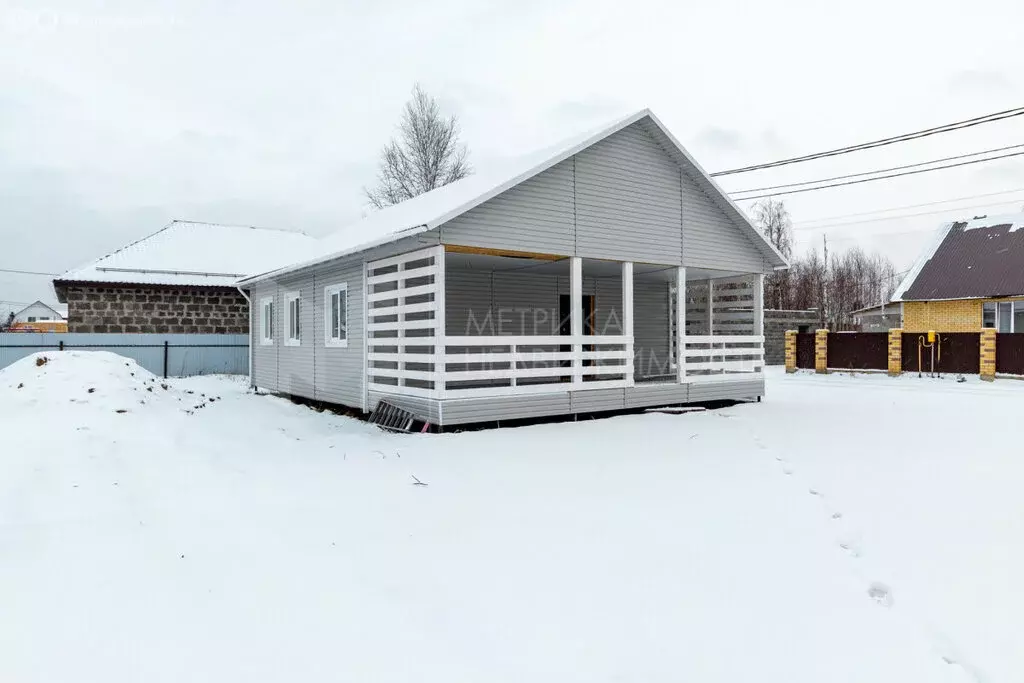 Дом в Тюмень, садовое товарищество Якорь, Сиреневая улица (80 м) - Фото 1