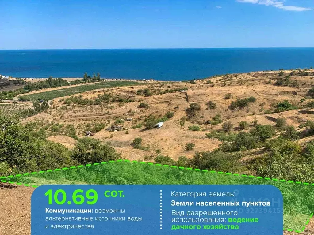 Участок в Крым, Алушта муниципальный округ, с. Приветное  (10.69 сот.) - Фото 2