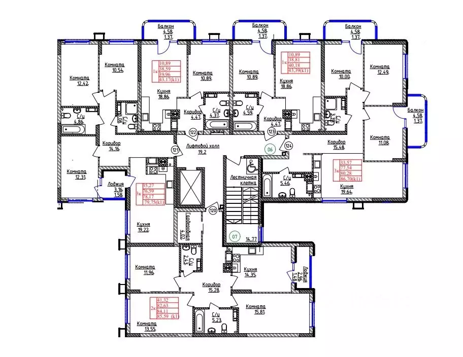 1-к кв. Калининградская область, Калининград ул. Дубовая Аллея (39.96 ... - Фото 2