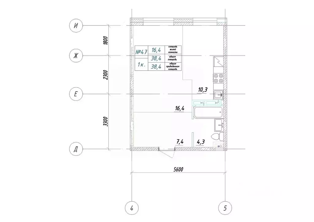 1-к кв. Приморский край, Большой Камень ул. Ленина, 14 (38.4 м) - Фото 1