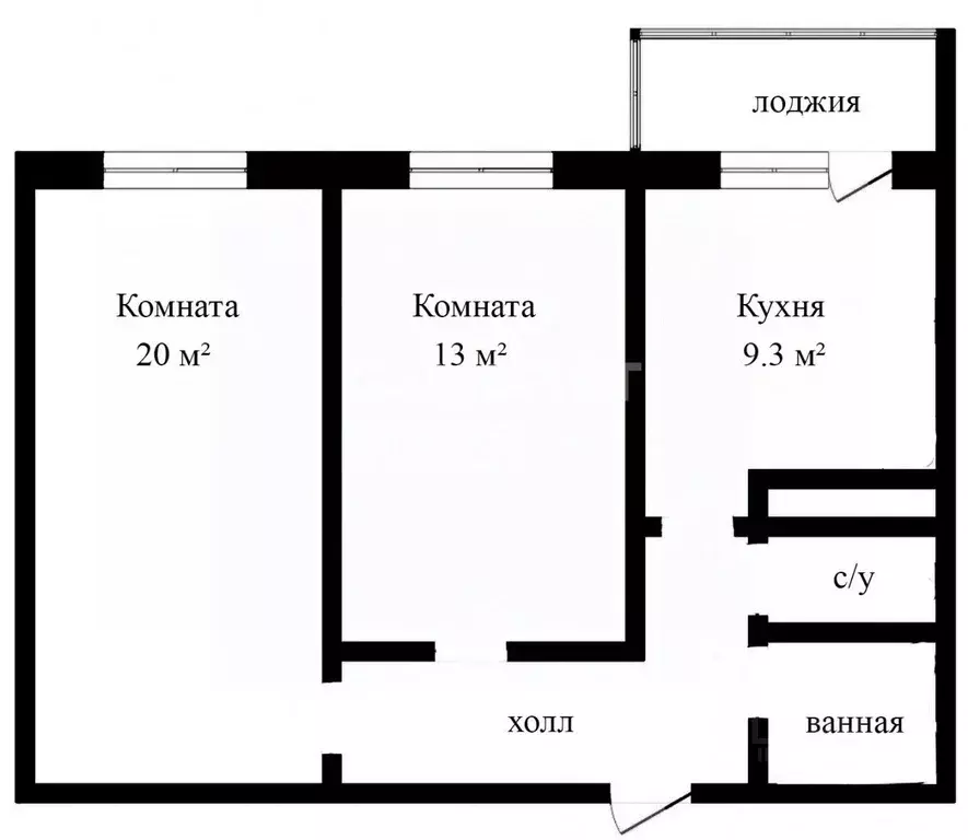 2-к кв. Московская область, Дмитров Шлюзовая ул., 8к3 (54.2 м) - Фото 1