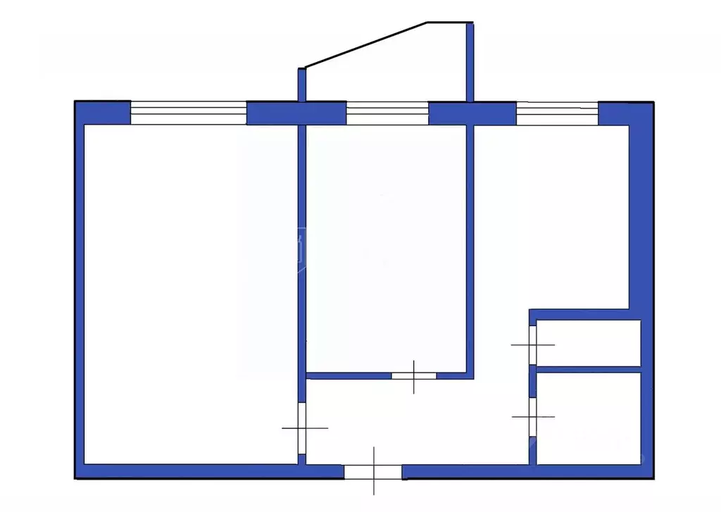 2-к кв. Кемеровская область, Междуреченск ул. Юдина, 18 (43.1 м) - Фото 2