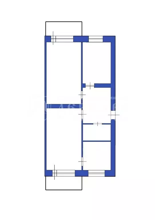 3-комнатная квартира: Кемерово, Пролетарская улица, 18 (61 м) - Фото 0