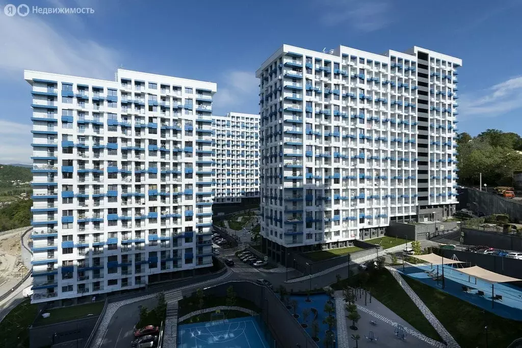 Квартира-студия: Сочи, микрорайон Бытха, Ясногорская улица, 16/2к10 ... - Фото 1