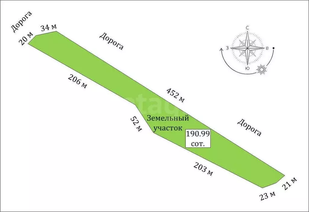 Участок в Судак, квартал Долина Роз (190.99 м) - Фото 1