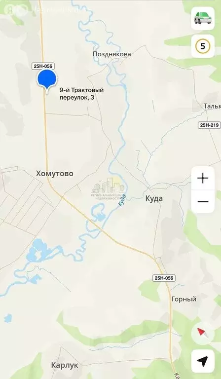 Участок в село Хомутово, 9-й Трактовый переулок (7.7 м) - Фото 2