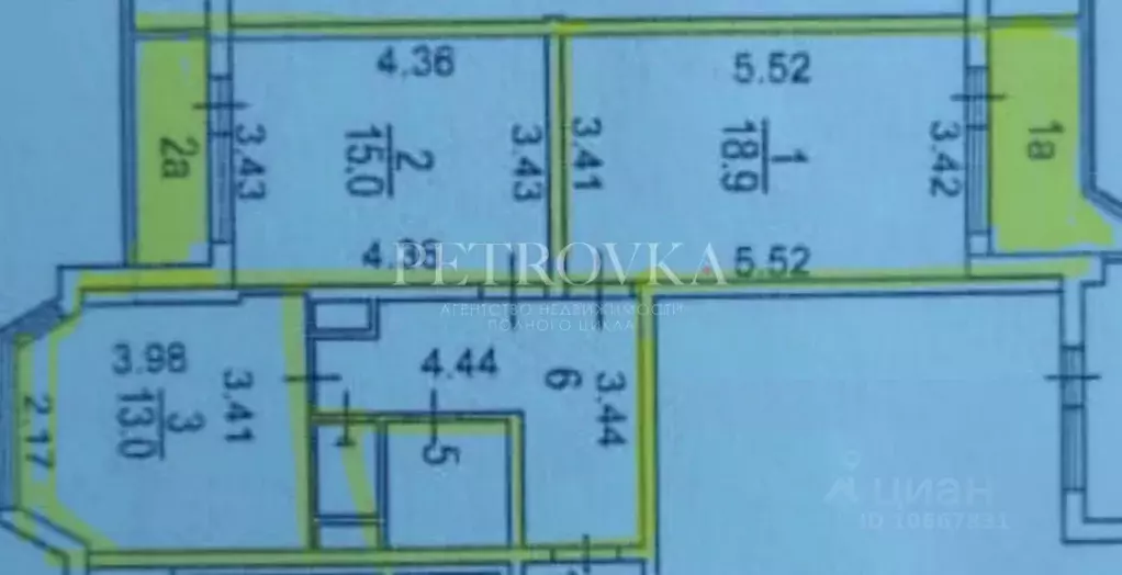2-к кв. Москва Изюмская ул., 53к3 (60.6 м) - Фото 2