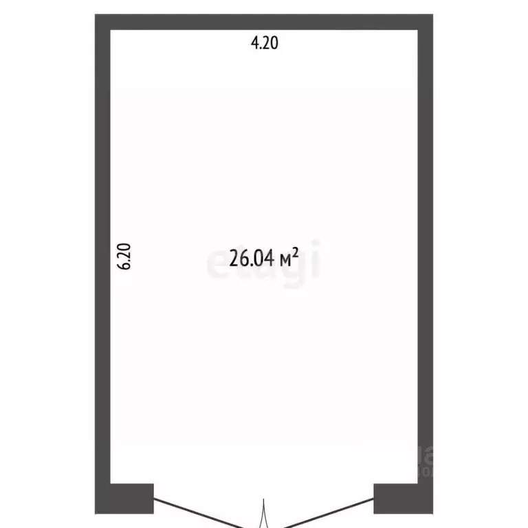 Гараж в Ханты-Мансийский АО, Ханты-Мансийск ул. Энгельса, 44 (26 м) - Фото 1