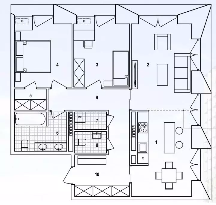 Продаётся 3-к квартира, 83.8 м - Фото 0