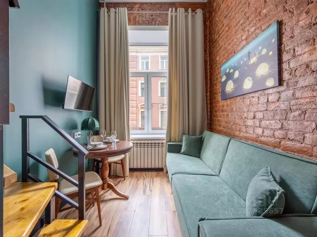 Студия Санкт-Петербург Большая Пушкарская ул., 32 (22.0 м) - Фото 1