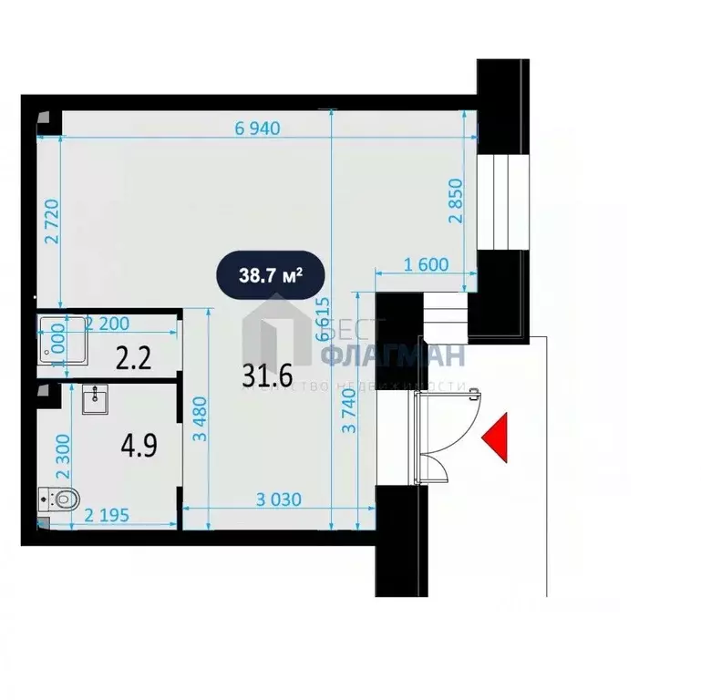 Торговая площадь в Москва ул. Ротмистрова, 2к4 (39 м) - Фото 2
